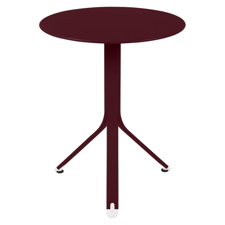 Resto Table 24" - Fermob - Outdoor Furniture - Black Cherry - HORNE
