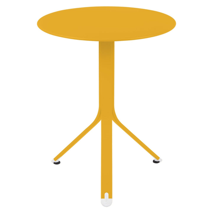 Resto Table 24" - Fermob - Outdoor Furniture - Honey Textured - HORNE