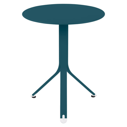 Resto Table 24" - Fermob - Outdoor Furniture - Acapulco Blue - HORNE