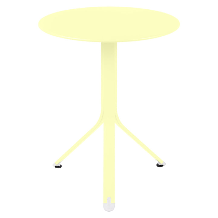 Resto Table 24" - Fermob - Outdoor Furniture - Frosted Lemon - HORNE
