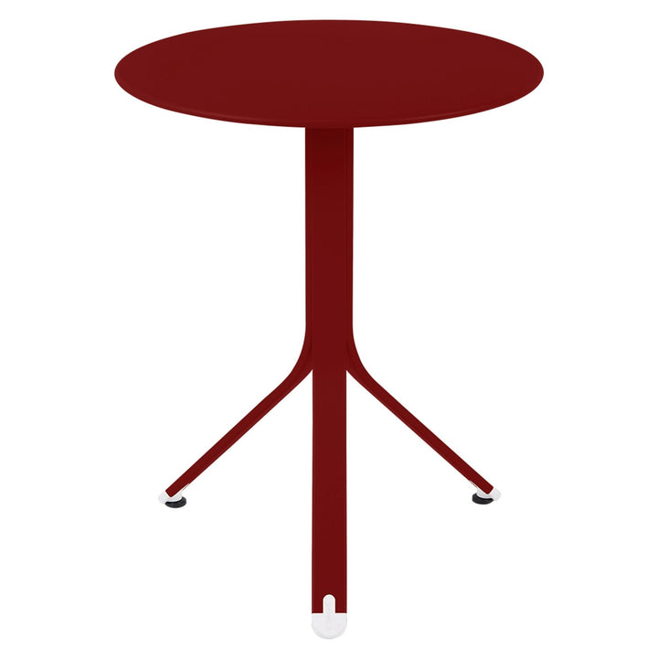 Resto Table 24" - Fermob - Outdoor Furniture - Chili Red - HORNE