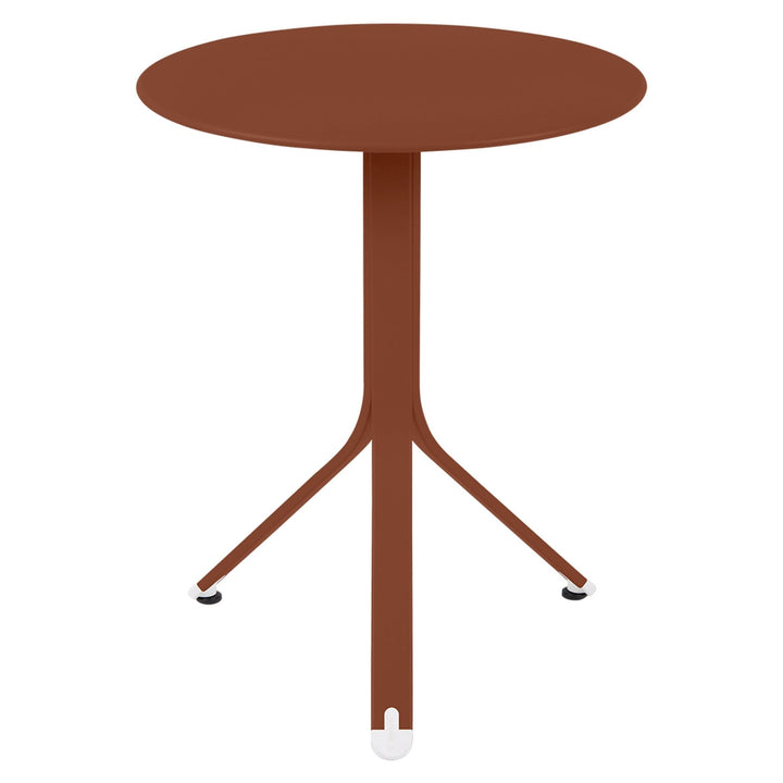 Resto Table 24" - Fermob - Outdoor Furniture - Red Ochre - HORNE