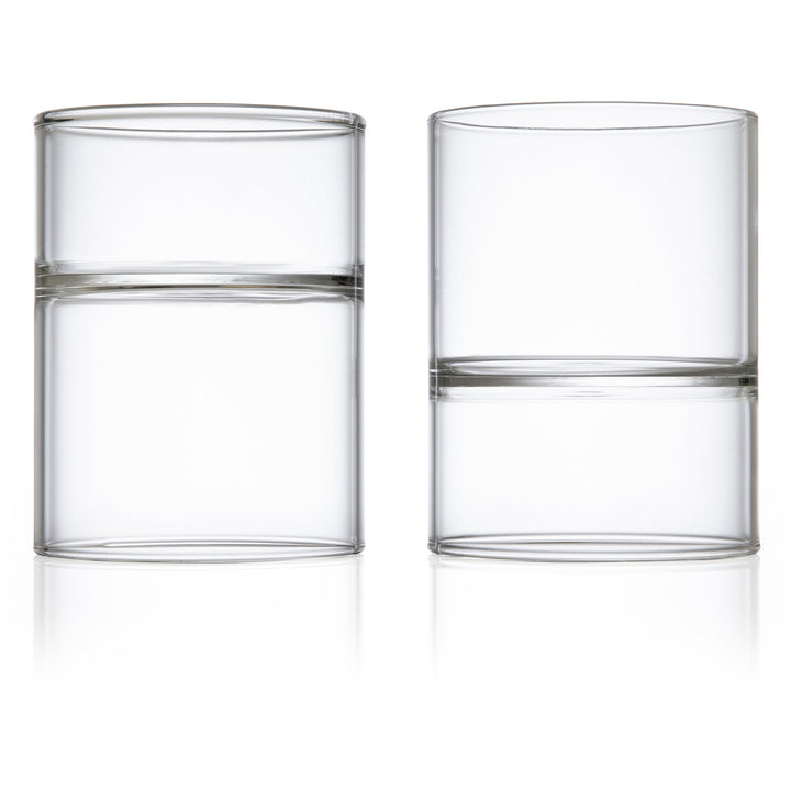 Revolution Rocks & Martini Glass - Set of 2 - Fferrone Design - Beer + Cocktail Glasses - HORNE