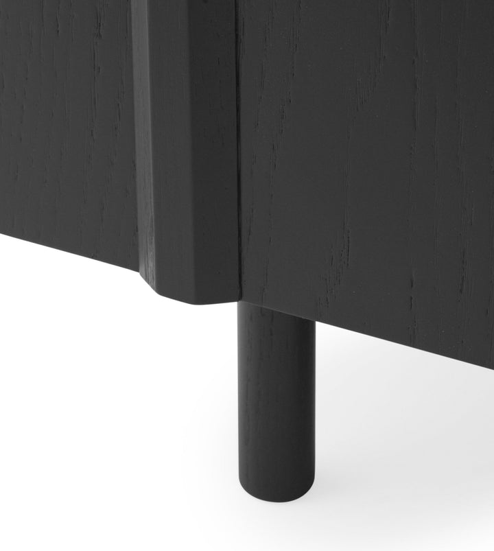Rib Sideboard - Normann Copenhagen - Sideboards + Cabinets - Soft Black - HORNE