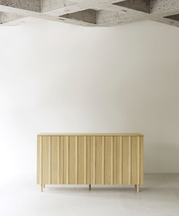Rib Sideboard - Normann Copenhagen - Sideboards + Cabinets - Soft Black - HORNE