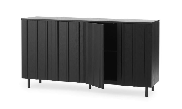 Rib Sideboard - Normann Copenhagen - Sideboards + Cabinets - Soft Black - HORNE