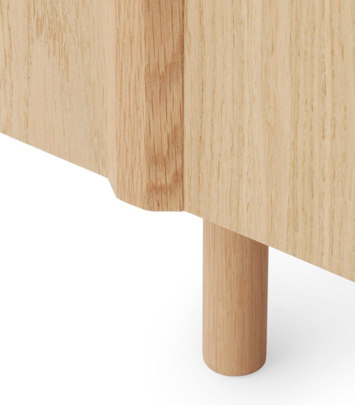 Rib Sideboard - Normann Copenhagen - Sideboards + Cabinets - Soft Black - HORNE
