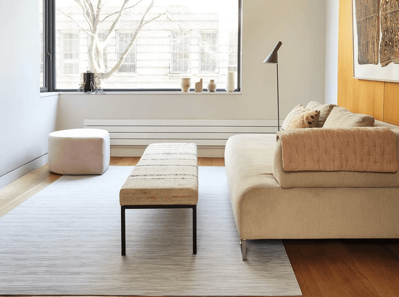 Rib Weave Floor Mat - Chilewich - Rugs - Small - Pearl - HORNE