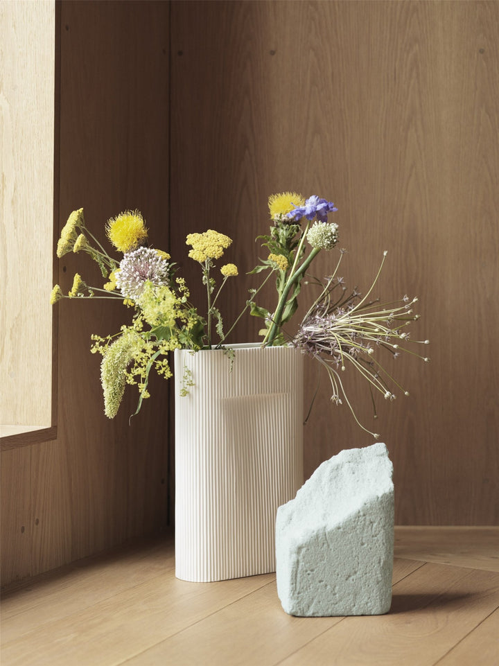 Ridge Vase - Muuto - Vases - Large - Off - White - HORNE