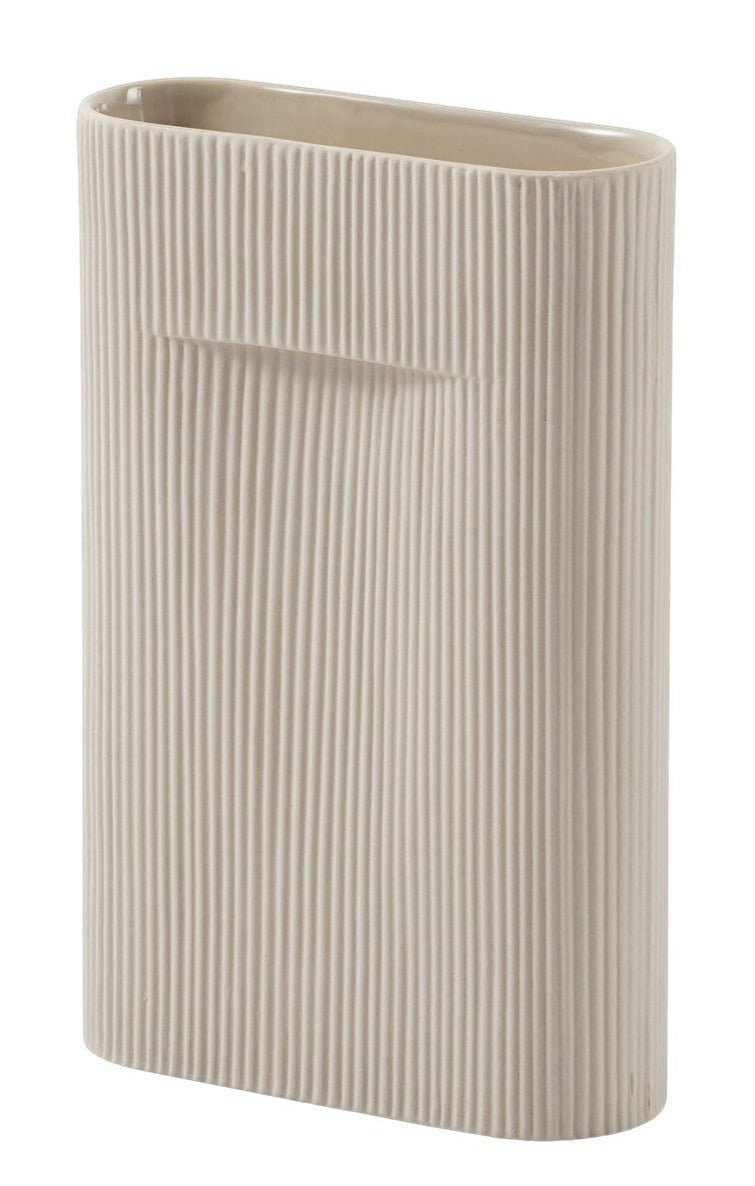 Ridge Vase - Muuto - Vases - Medium - Beige - HORNE