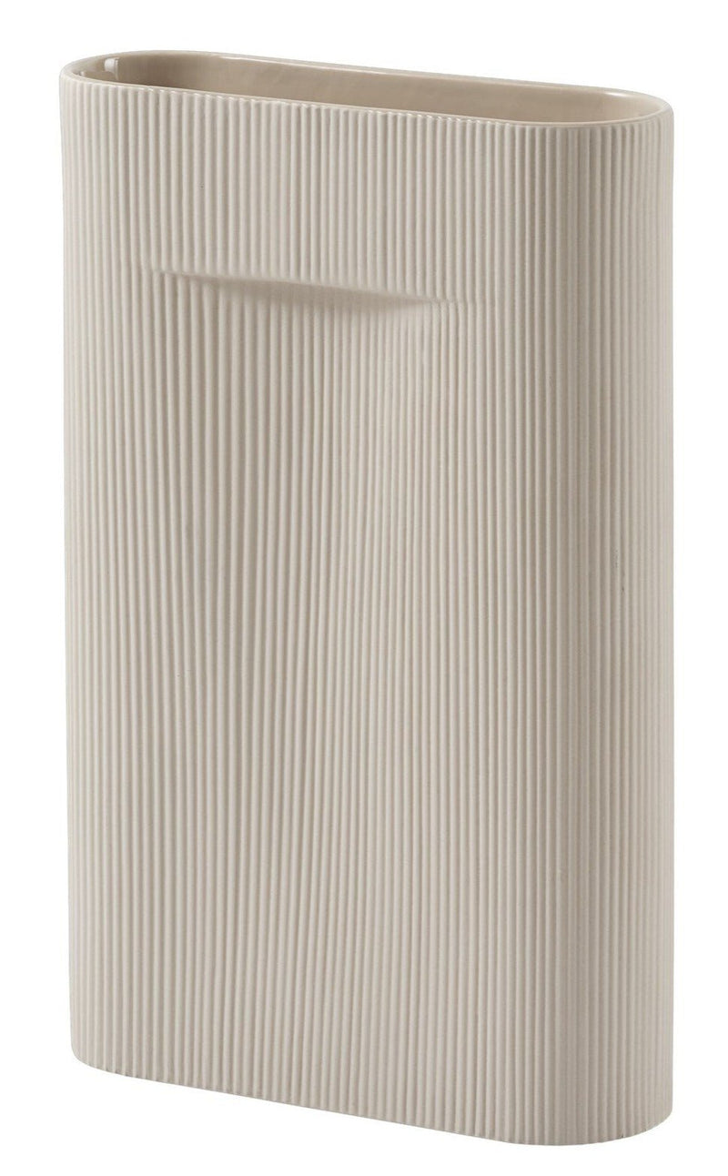 Ridge Vase - Muuto - Vases - Medium - Beige - HORNE