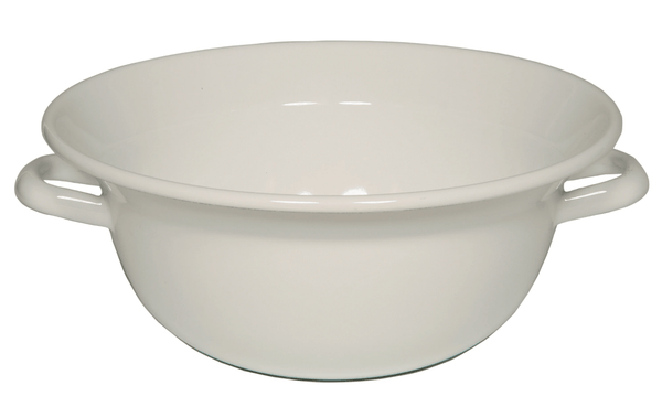 Riess Enamel Bowl with Two Handles