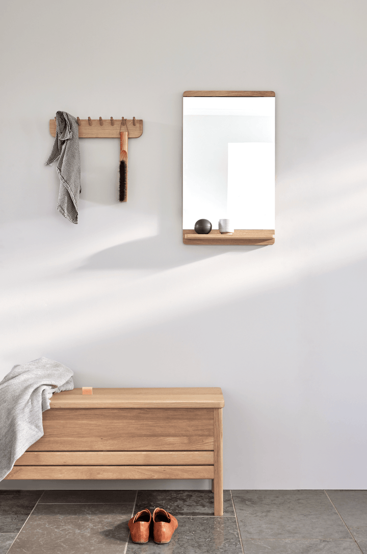 Rim Wall Mirror - Form + Refine - Mirrors - Black - Stained Oak - HORNE