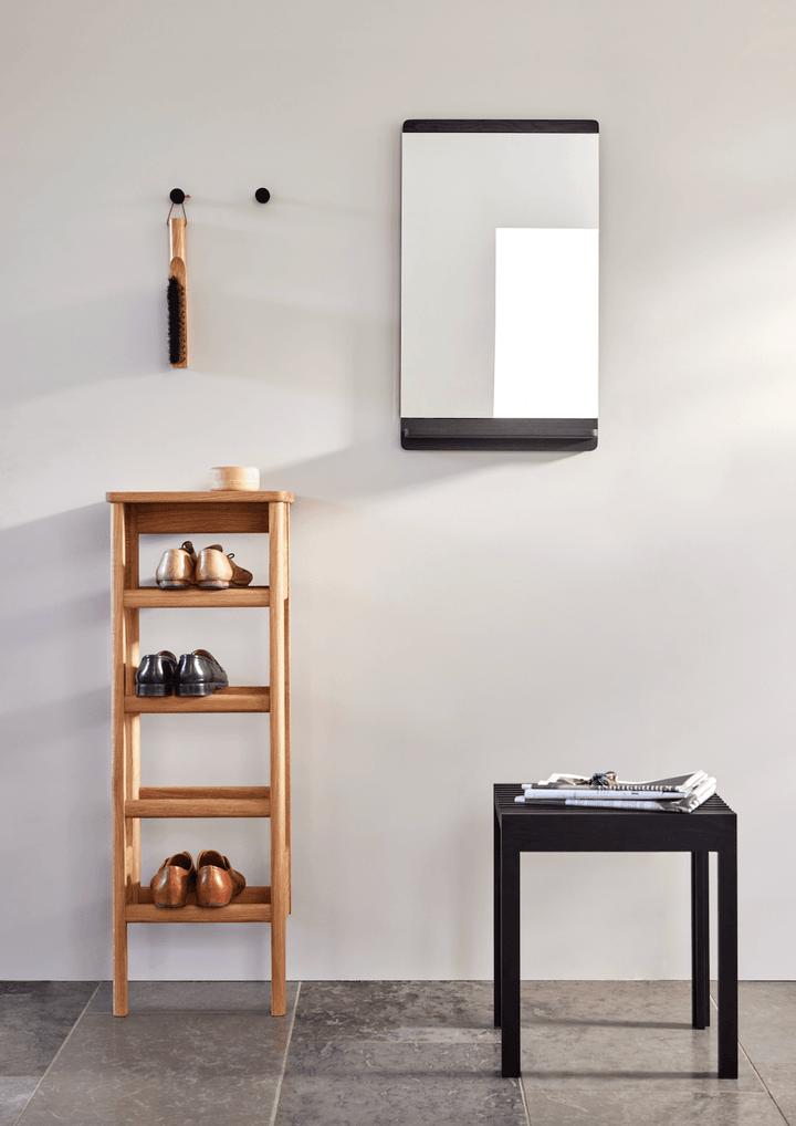 Rim Wall Mirror - Form + Refine - Mirrors - Black - Stained Oak - HORNE