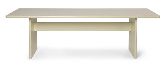 Rink Dining Table - Ferm Living - Tables - Large - Eggshell - HORNE