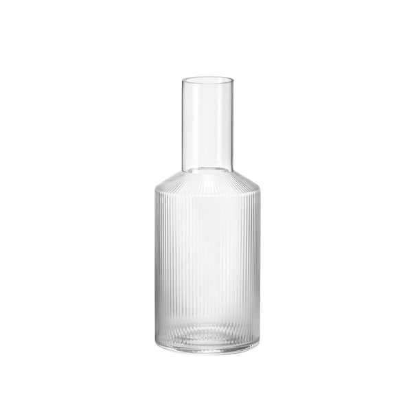Ripple Carafe - Ferm Living - Carafes + Pitchers - Clear - HORNE