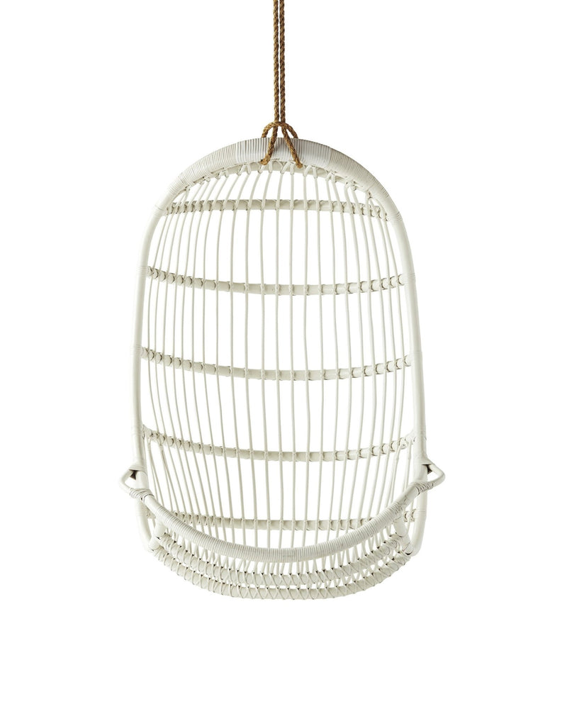 Riviera Hanging Chair - Sika Design - Chairs - White - HORNE