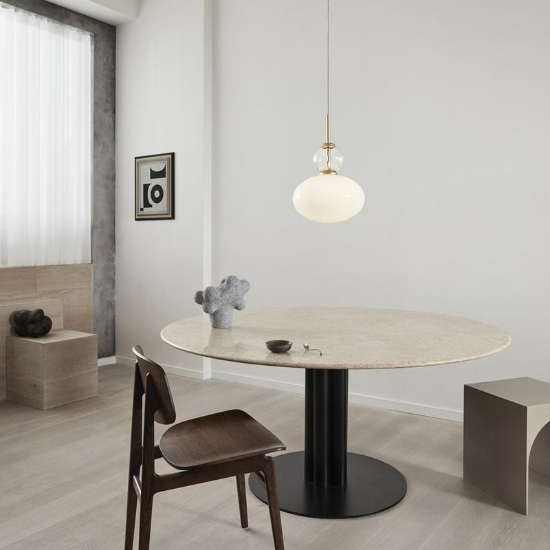 Rizzatto 32 - Nuura - Pendants - Satin Brass/Opal - HORNE