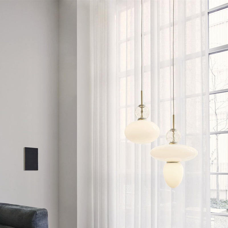 Rizzatto 43 - Nuura - Pendants - Satin Brass/Opal - HORNE