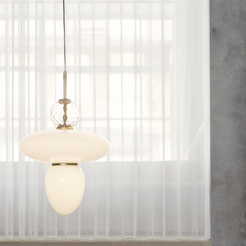 Rizzatto 43 - Nuura - Pendants - Satin Brass/Opal - HORNE