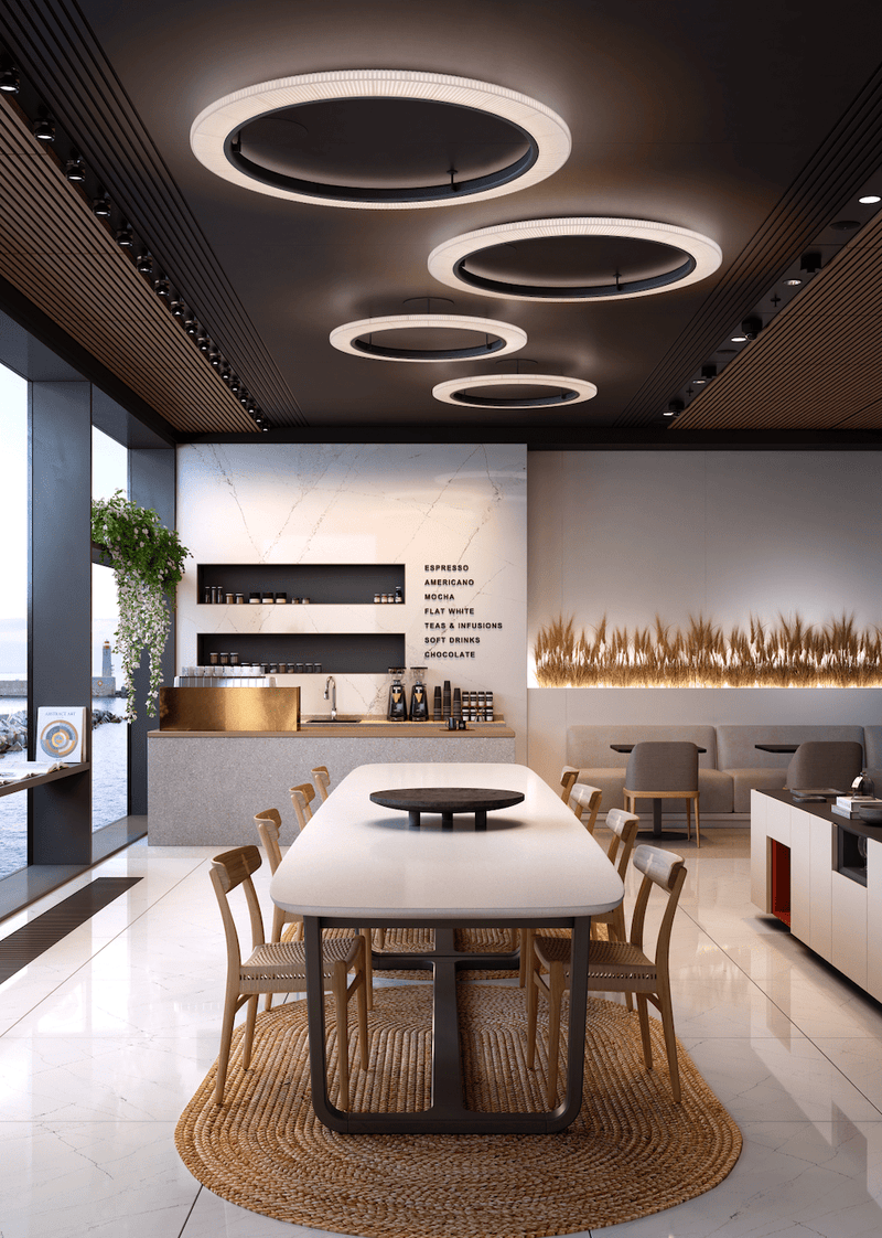 Roda PF/150 LED Dimmable Ceiling Lamp - Bover - Ceiling Lights - Cream - HORNE