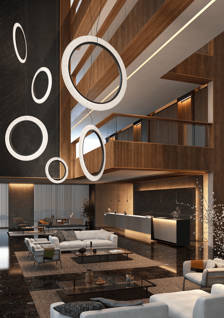 Roda S/150/V LED Dimmable Pendant - Bover - Pendants - White - Surface Canopy - HORNE