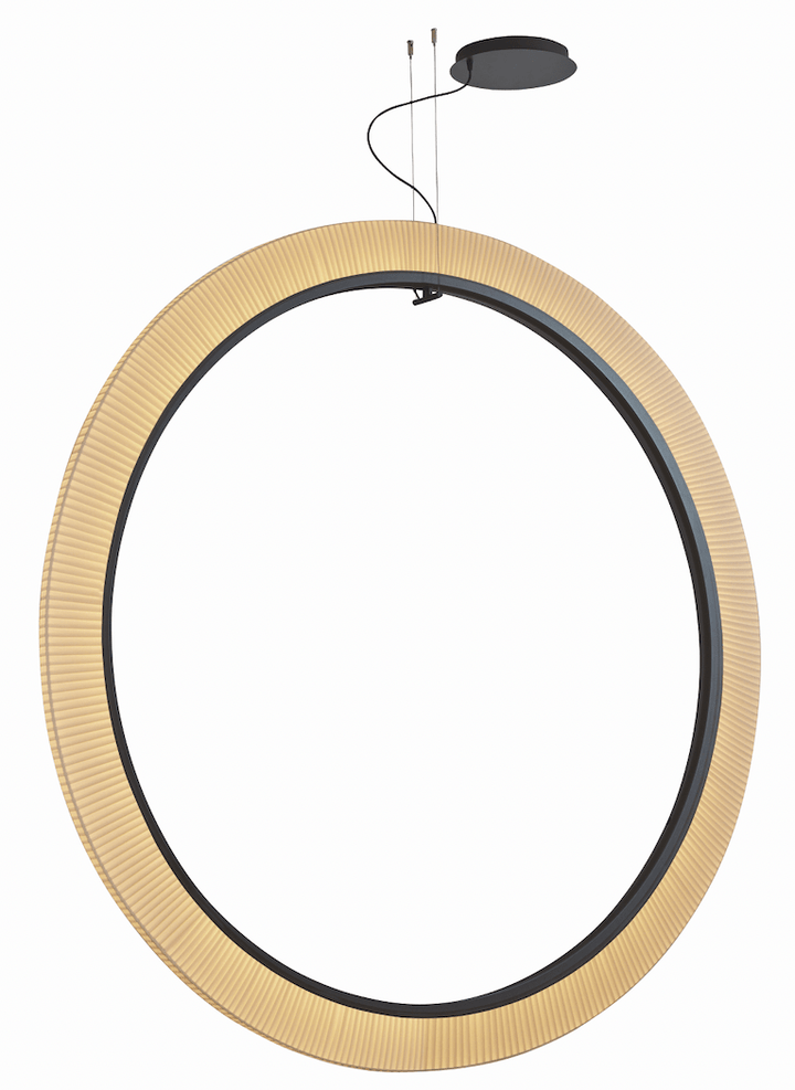 Roda S/200/V LED Dimmable Pendant - Bover - Pendants - Cream - Surface Canopy - HORNE