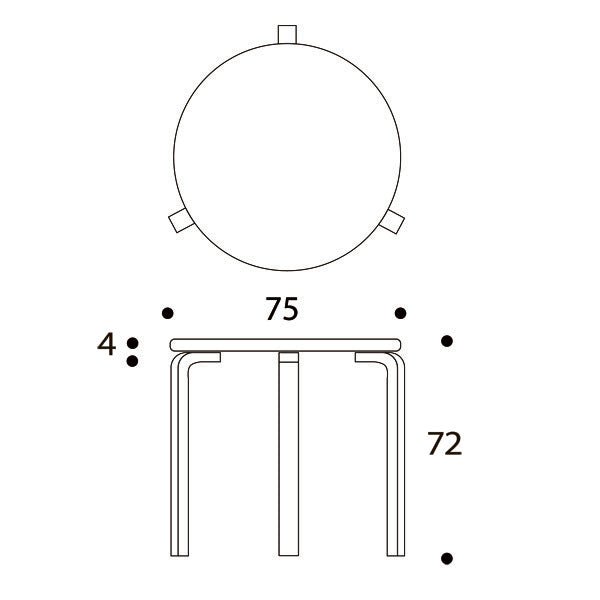 Round Table 90B by Alvar Aalto