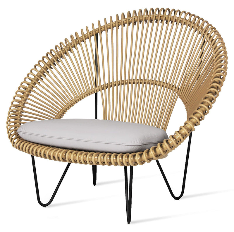 Roy Cocoon Chair - Vincent Sheppard - Outdoor Furniture - Black - Sunbrella Black - HORNE