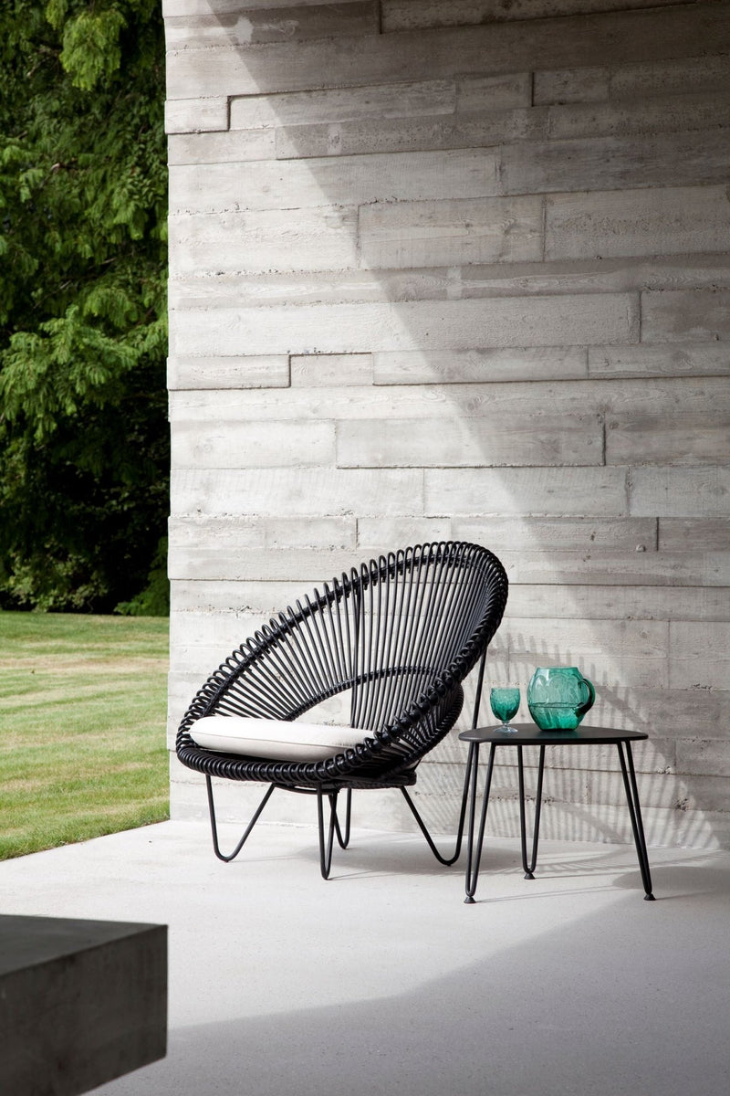Roy Cocoon Chair - Vincent Sheppard - Outdoor Furniture - Black - Sunbrella Black - HORNE