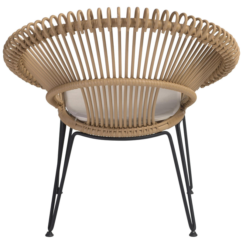 Roy Lazy Chair - Vincent Sheppard - Outdoor Furniture - Black - Sunbrella Black - HORNE