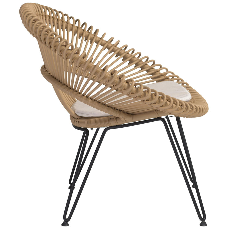 Roy Lazy Chair - Vincent Sheppard - Outdoor Furniture - Black - Sunbrella Black - HORNE