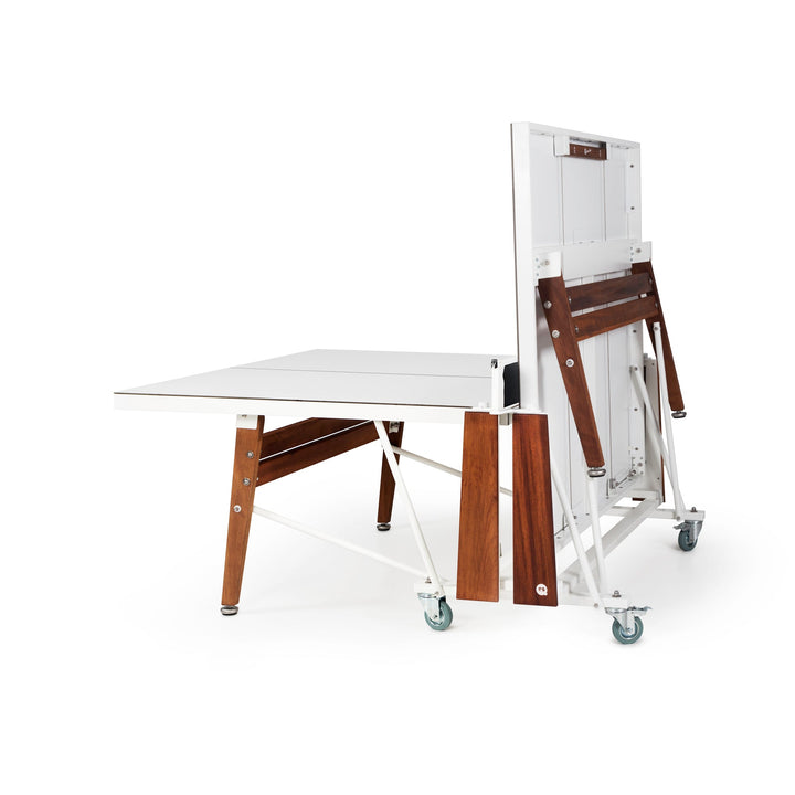 RS Folding Ping Pong Table - RS Barcelona - Games + Recreation - White - No Cover - HORNE
