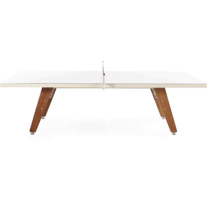 RS Stationary Ping Pong Table Indoor/Outdoor - RS Barcelona - Games + Recreation - White - No PVC Cover - HORNE