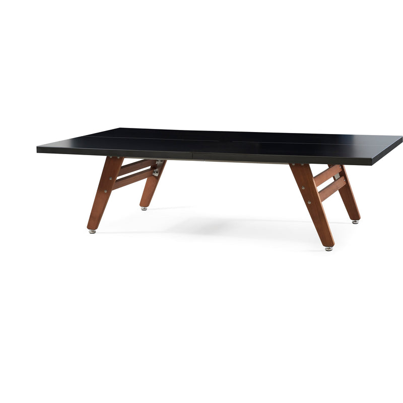 RS Stationary Ping Pong Table Indoor/Outdoor - RS Barcelona  - Black - No PVC Cover - HORNE