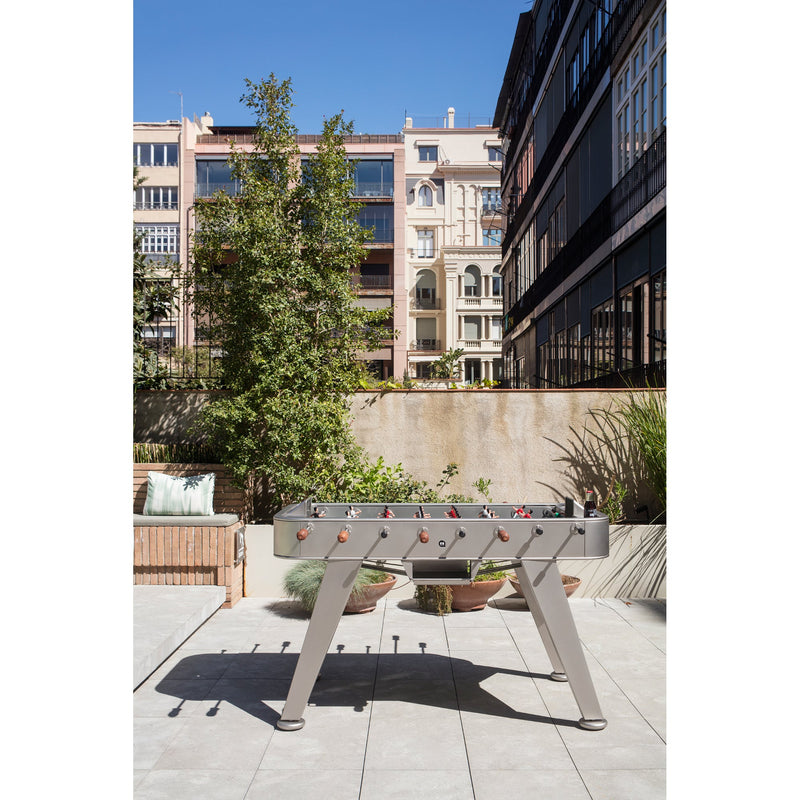RS2 Foosball Table  Indoor/Outdoor- RS Barcelona - Games + Recreation  - Grey - HORNE