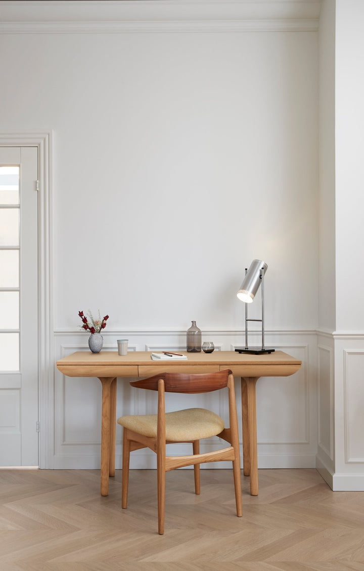 Rúna Office Desk - Warm Nordic - Desks - White Oiled Oak - HORNE