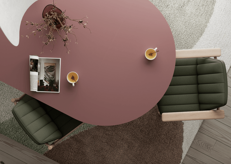 Ry Armchair - Eikund - Chairs - Textile Blackened Blue - Oiled Oak - HORNE