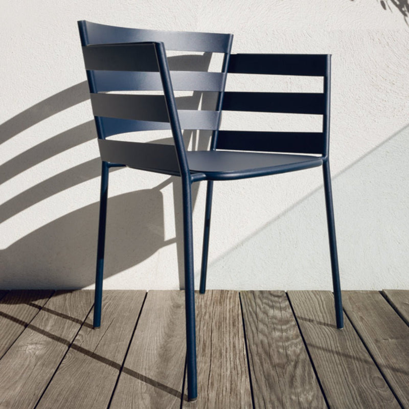 Rythmic Armchair - Set of 2 - Fermob - Outdoor Furniture - Black Cherry - HORNE