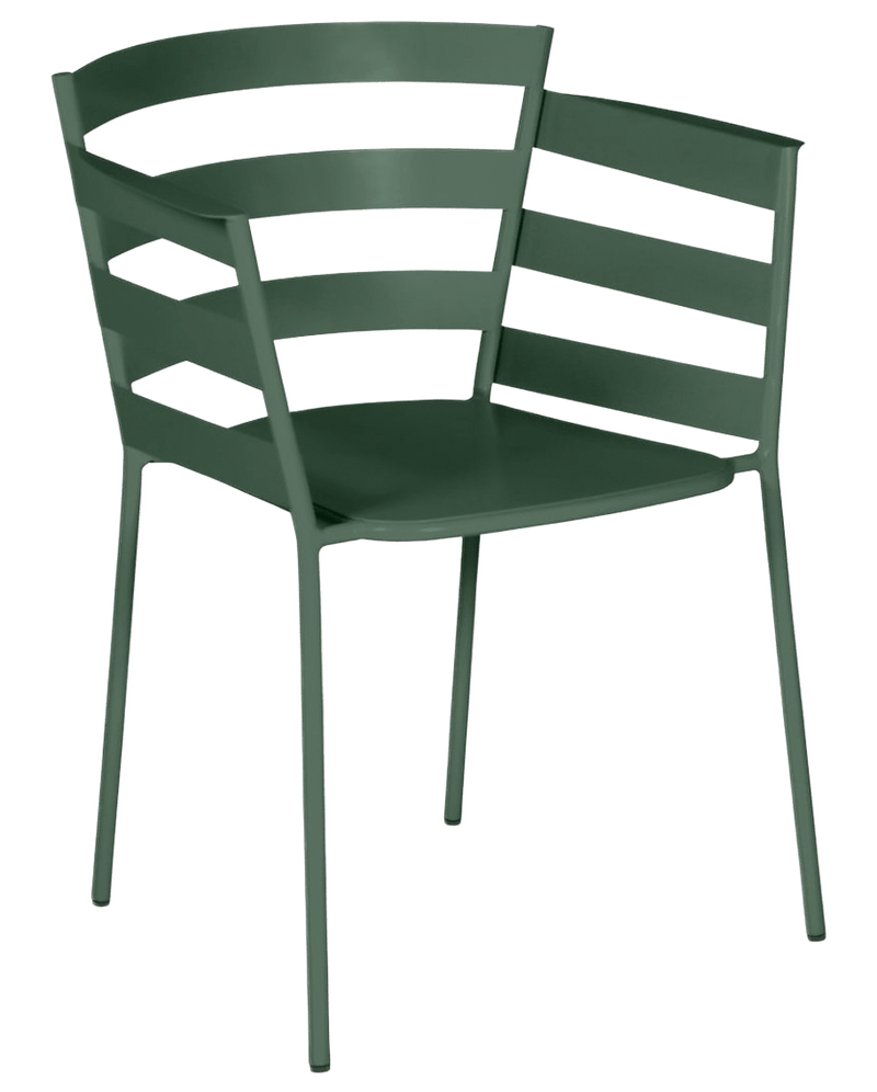 Rythmic Armchair - Set of 2 - Fermob - Outdoor Furniture - Black Cherry - HORNE