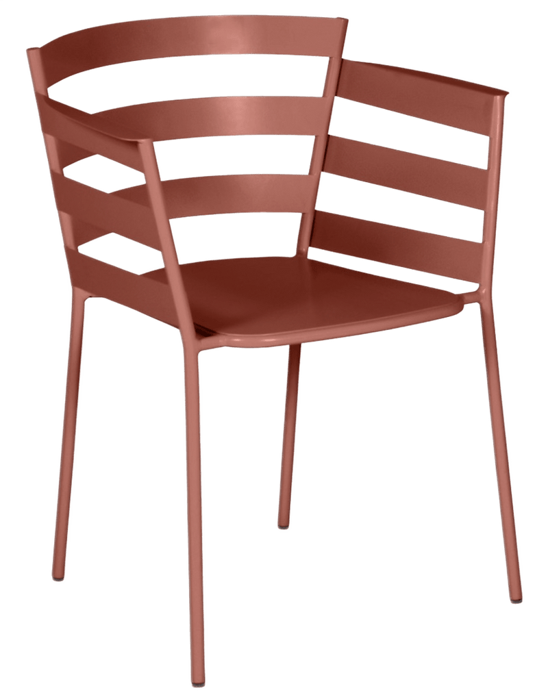 Rythmic Armchair - Set of 2 - Fermob - Outdoor Furniture - Black Cherry - HORNE