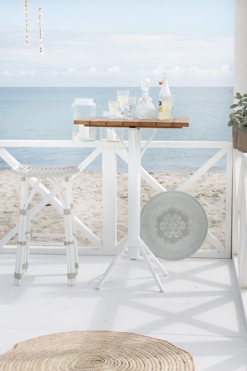 Salsa Bar Stool Exterior - Sika Design - Outdoor Furniture - Dove White - HORNE