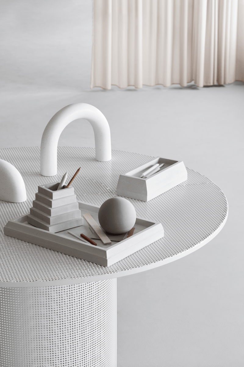 Sandstone Desk Organizer - Kristina Dam - Storage + Organization - Medium - HORNE