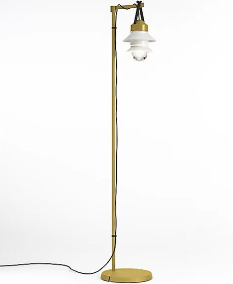 Santorini Outdoor Floor Lamp - Marset - Outdoor Lights - Mustard - HORNE