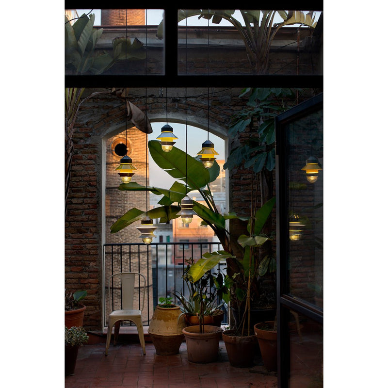 Santorini Outdoor Garland Pendant - Marset - Outdoor Lights - White - 3 - Fixture Garland - HORNE