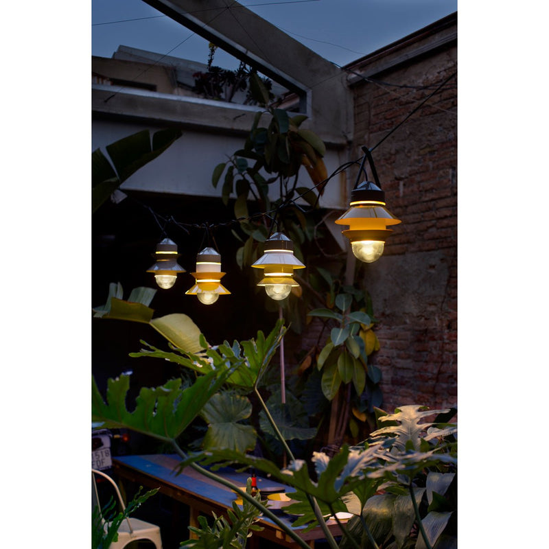 Santorini Outdoor Garland Pendant - Marset - Outdoor Lights - White - 3 - Fixture Garland - HORNE