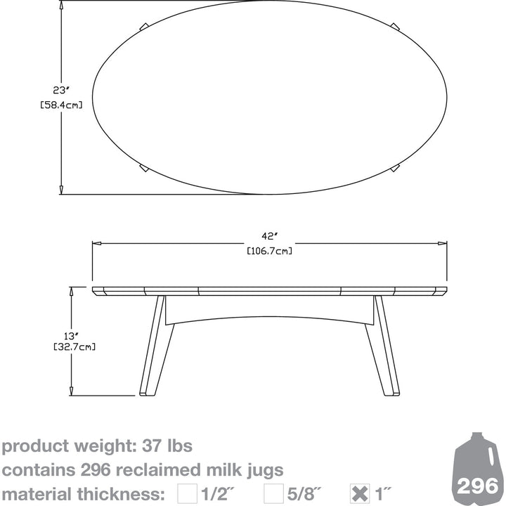 Satellite Cocktail Oval