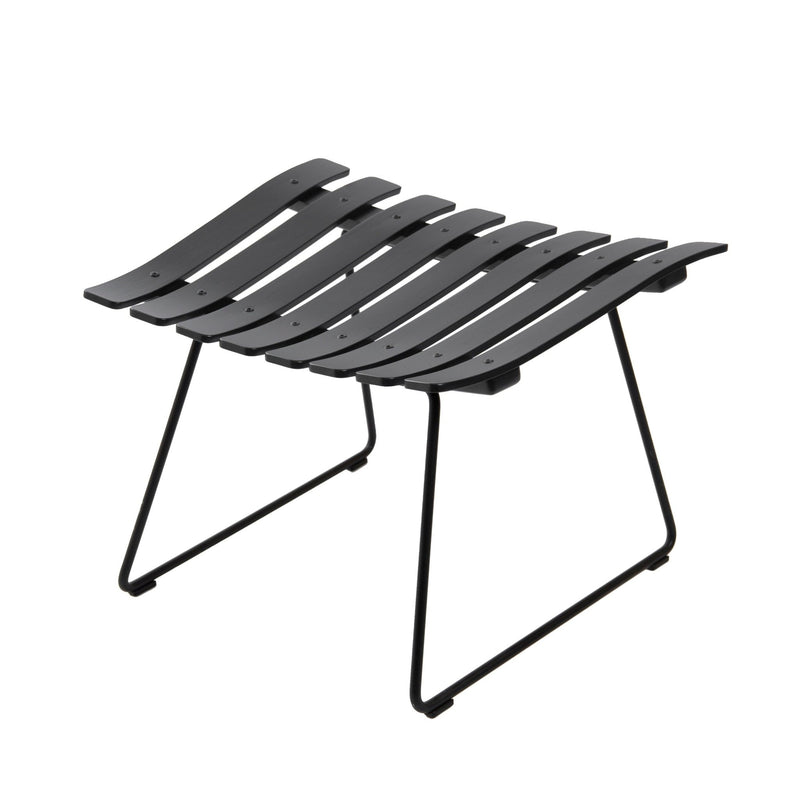 Scandia Ottoman - Fjordfiesta - Stools + Benches + Ottomans - Oak - Chrome - HORNE