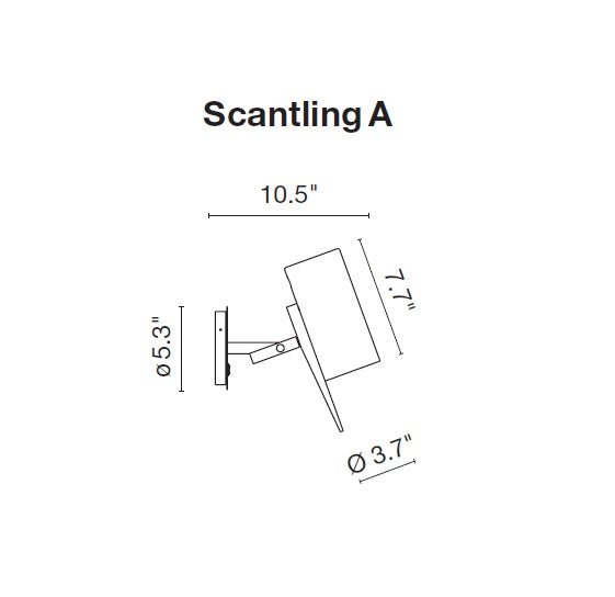 Scantling Wall Lamp - Marset Wall Sconces - HORNE