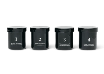 Scented Advent Candles - Set of 4